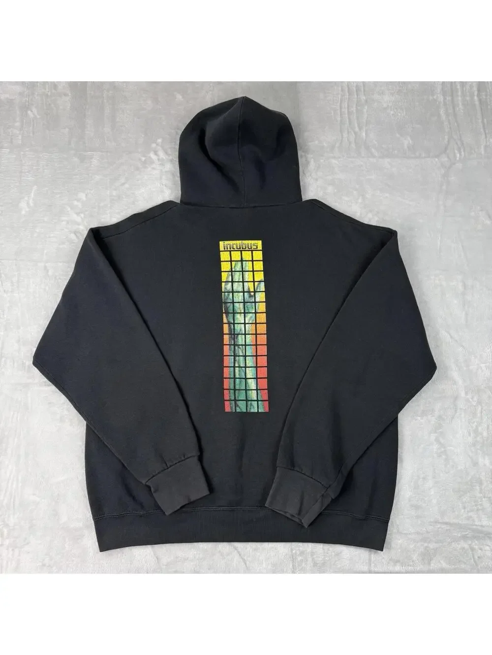 Incubus Hoodie Vintage 2001 Tour Men XL Big Logo Band Alternative Rock Y2K Rare - Picture 2 of 9